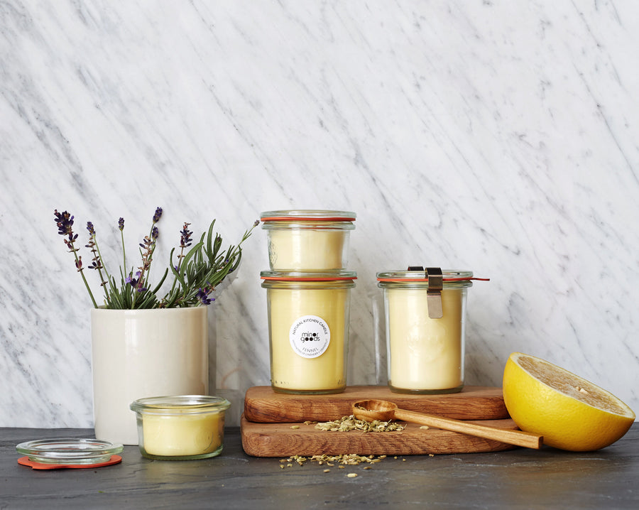 Natural Kitchen Candles - Fennel