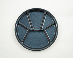 Divided Plate - Dark Blue