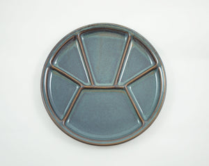 Divided Plate - Green Blue