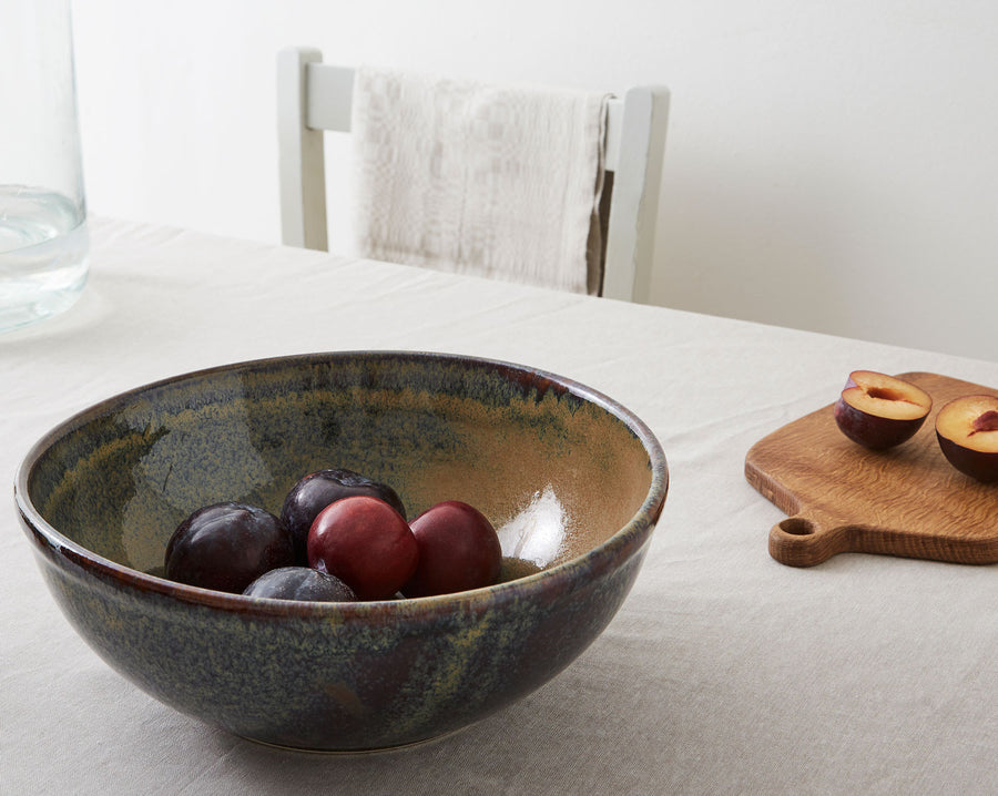 Large Salad Bowl - Indigo Dusk