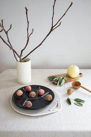 Divided Plate - Black