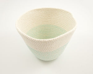 Cotton Cord Bowl - Aqua