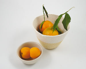 Cotton Cord Bowl - Mustard