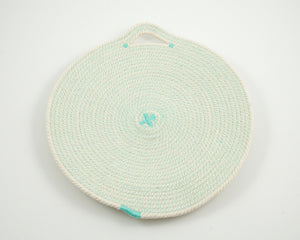 Cotton Cord Placemat - Aqua