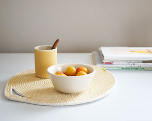 Cotton Cord Placemat - Mustard